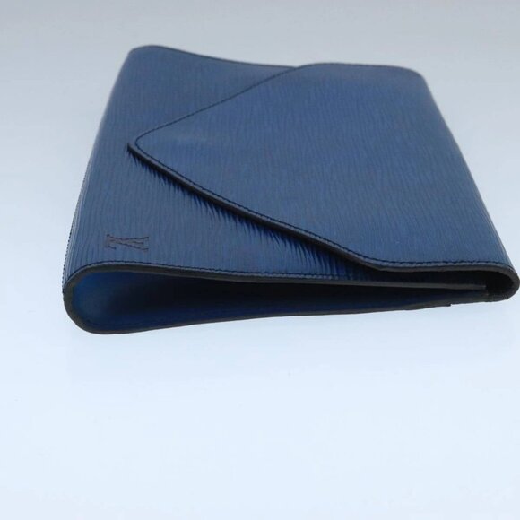 LOUIS VUITTON Epi Art Deco Clutch Bag Blue M52635 LV Auth ep6698 - Picture 6 of 16